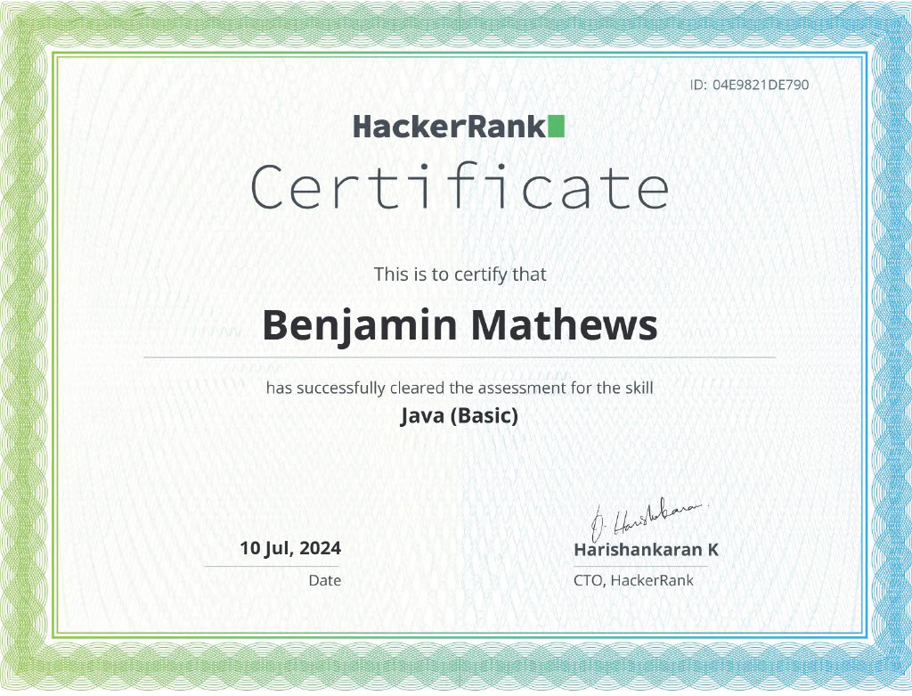 Java Certification